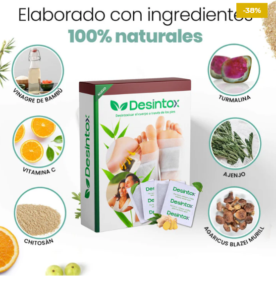 Parches Desintox+ Paga 10 lleva 20 OFERTA IMPERDIBLE