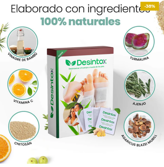 Parches Desintox+ Paga 10 lleva 20 OFERTA IMPERDIBLE