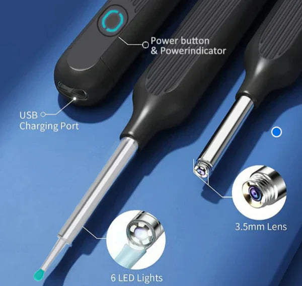 OtoScope+® - Limpiador de oído cámara 4k📸